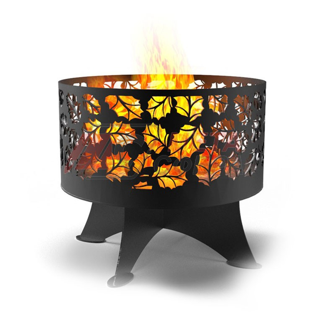 Чаша костровая Листья кольцо