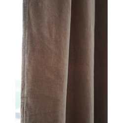 Штора из бархата 150х290см Tkano Essential серая