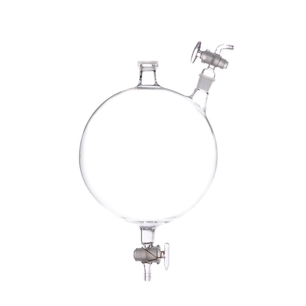 Реактор стеклянный лабораторный S212-100L с рубашкой, 100 л