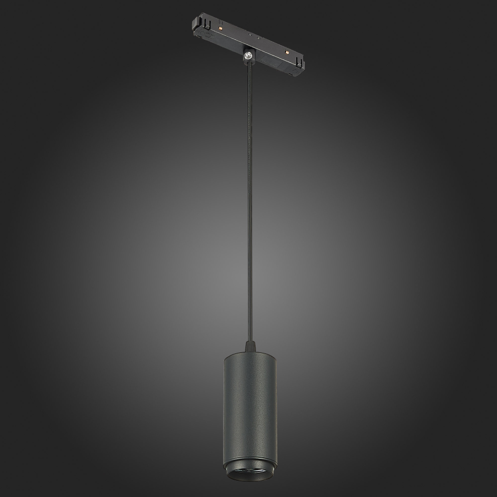 ST357.433.06 Магнитный трековый светильник подвесной ZOOM Черный LED 1*6W 3000K 667Lm Ra&gt;80 10-60° I SKYLINE 48