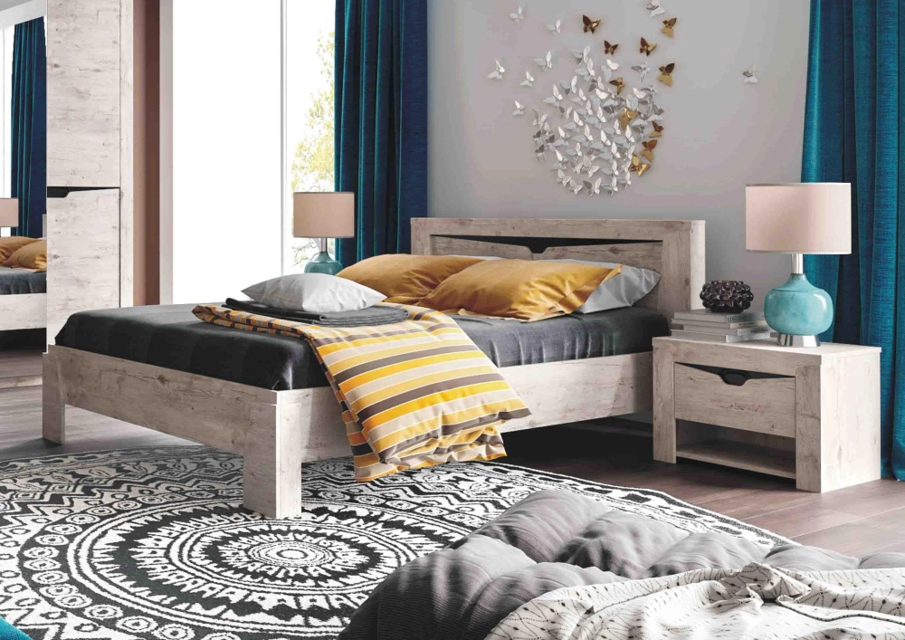 Спальный гарнитур "Соренто" композиция #3 Дуб бонифаций/Дуб стирлинг