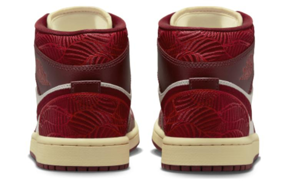 Air Jordan 1 Mid Se 'Red Cream' Women's
