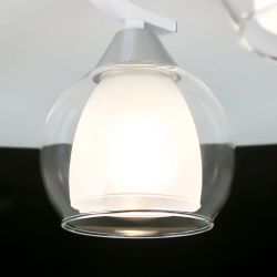 Citilux Кристи CL152150 Люстра потолочная Белая Хром