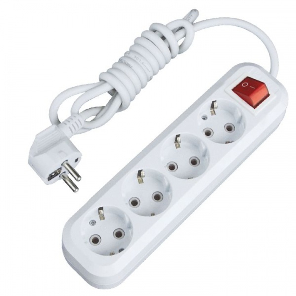 Удлинитель 1-мест. УП10-601 20м с з/к шт