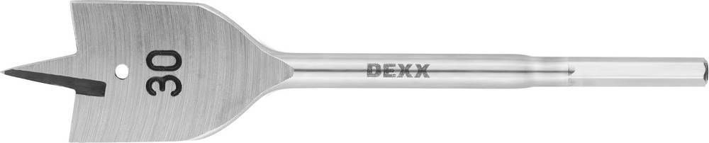 DEXX 30 x 152 мм, шестигранный хвостовик, перовое сверло по дереву (2945-30)