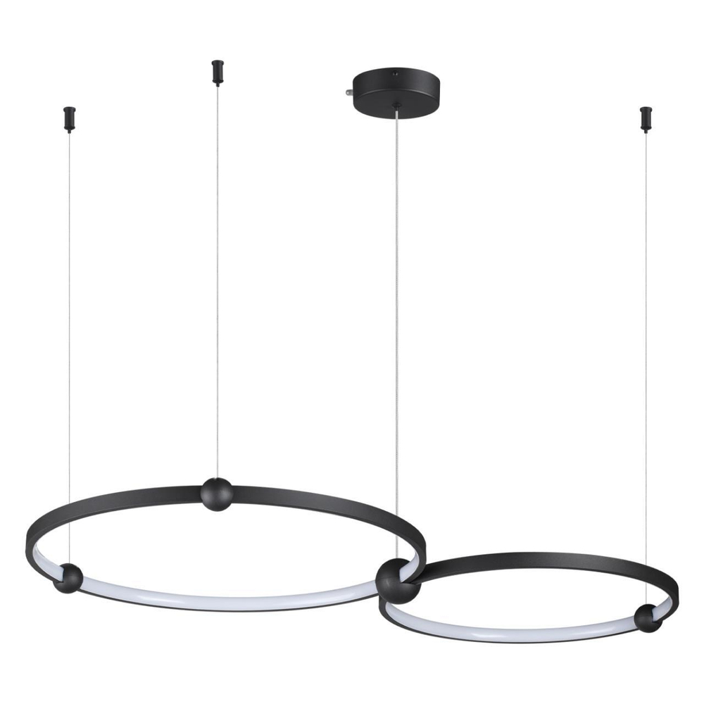 6533/80L LEDIO LN23 222 чёрный Светильник подвесной LED 80W 3000-6000K 3182Лм 220V DIEGO