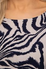 Блуза Кармен (синяя) Б13725-30М LT Collection