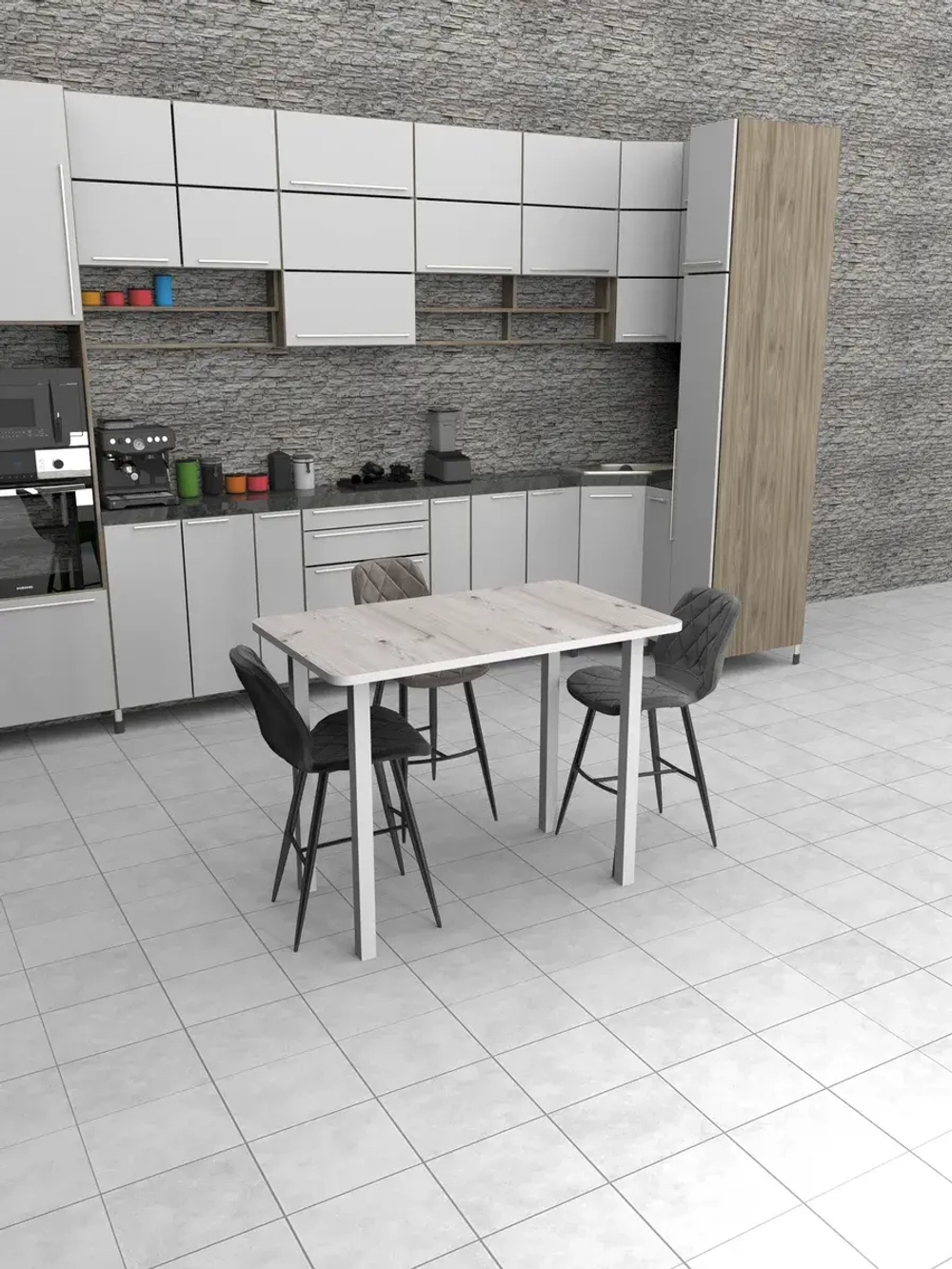 Обеденный стол "Бискайская сосна" 110x70 см