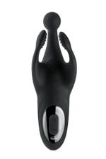 Многофункциональный стимулятор для мужчин Vibro Angel (Цвет: черный)