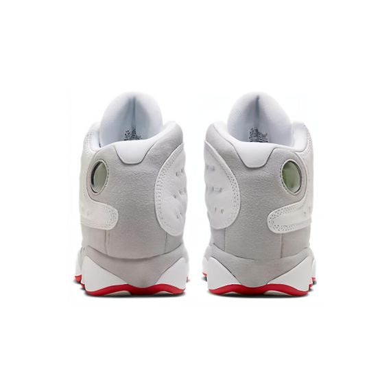 Jordan Air Jordan 13 Детские баскетбольные мячи СРЕДНЕГО размера Белый/Большой серый/Настоя красный Юнисекс