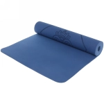 Коврик для йоги «Мандала» 183*61*06 см (ТРЕ), синий