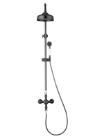 Душевая система с термостатом WONZON & WOGHAND RETRO, Темный графит (WW-B3041-BGG)