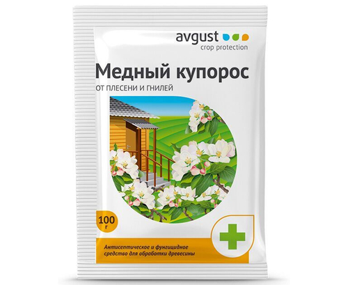 Медный купорос 100г для обработки древесины