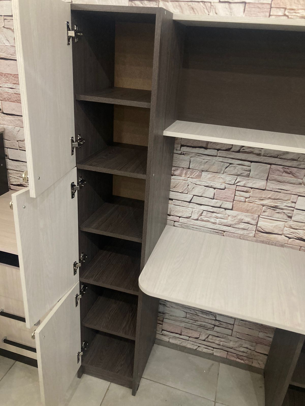 Компьютерный стол Омега-2 яс. анкор т./яс. анкор св.