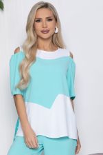 Костюм Аурика (белый/мята) К10671 LT Collection