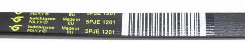 Ремень 1201 J5 PJE Hutchinson для стиральной машины Indesit (Индезит) /Ariston (Аристон)/ Stinol (Стинол) 1201 J5 PJE