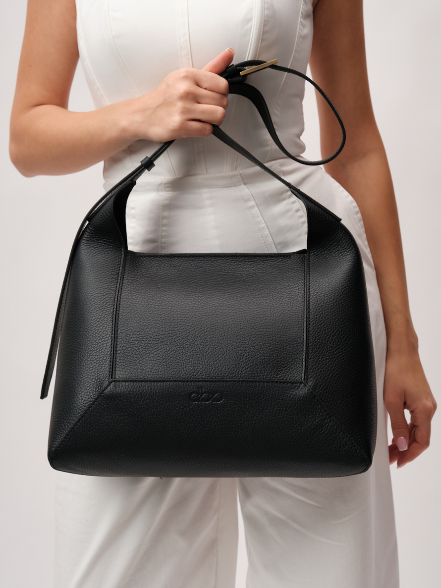 Кожаная сумка Mosaic DBR 31376 черный