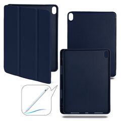 Чехол книжка-подставка Smart Case Pensil со слотом для стилуса для iPad 10 (10.9") - 2022 (Темно-синий / Dark Blue)