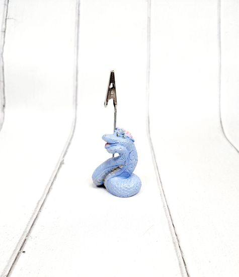 Держатель "Змейка", синяя