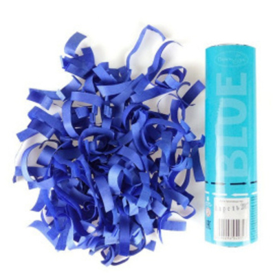 Пневмохлопушка Голубое конфетти 20 см