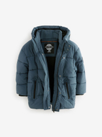 Куртка утепленная с капюшоном для мальчика Next 414-110, Синий