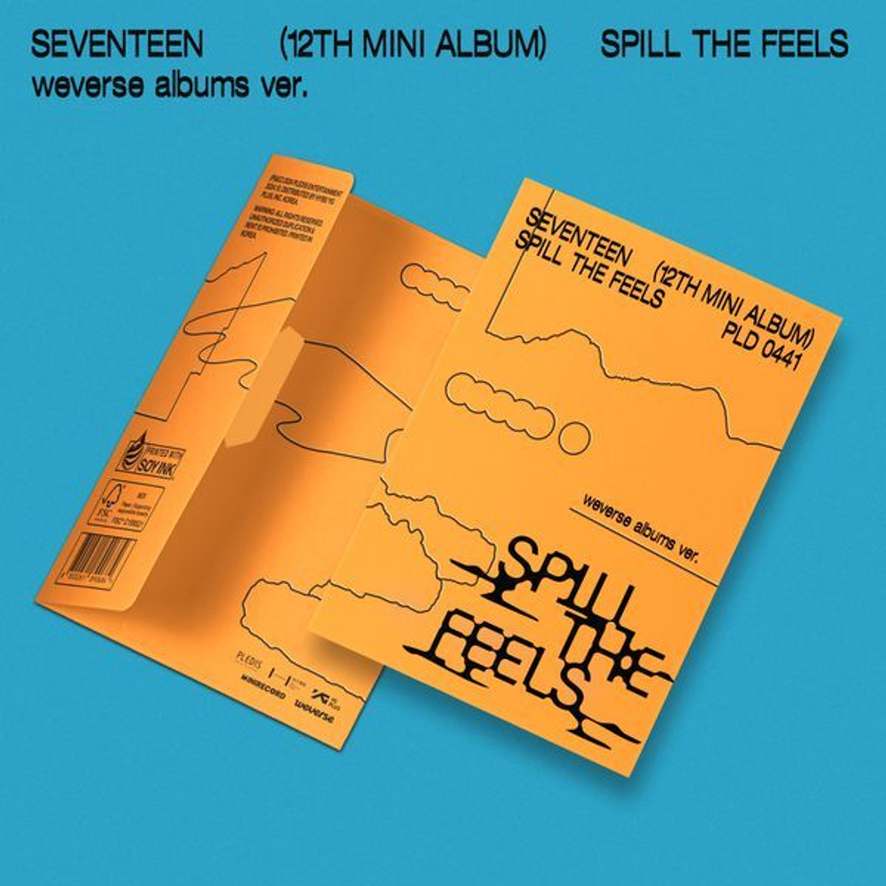 Альбом SEVENTEEN - 12th Mini Album [SPILL THE FEELS (Weverse Albums ver.)
