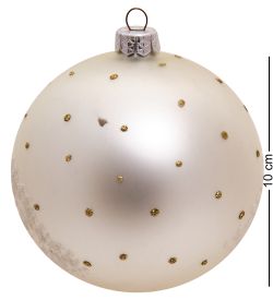 Элита НФШ-1489 Ел.украшение Шар «Два смешных снеговика» 100 мм