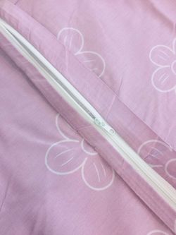 Наволочка комплект 2 шт сатин Milky Garden "Syringa (компаньон)" 70x70 см на молнии