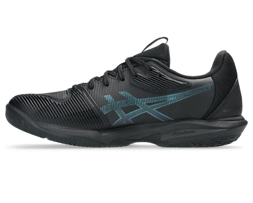 Мужские кроссовки теннисные Asics Solution Speed FF 3 Night Energy - black/prism blue