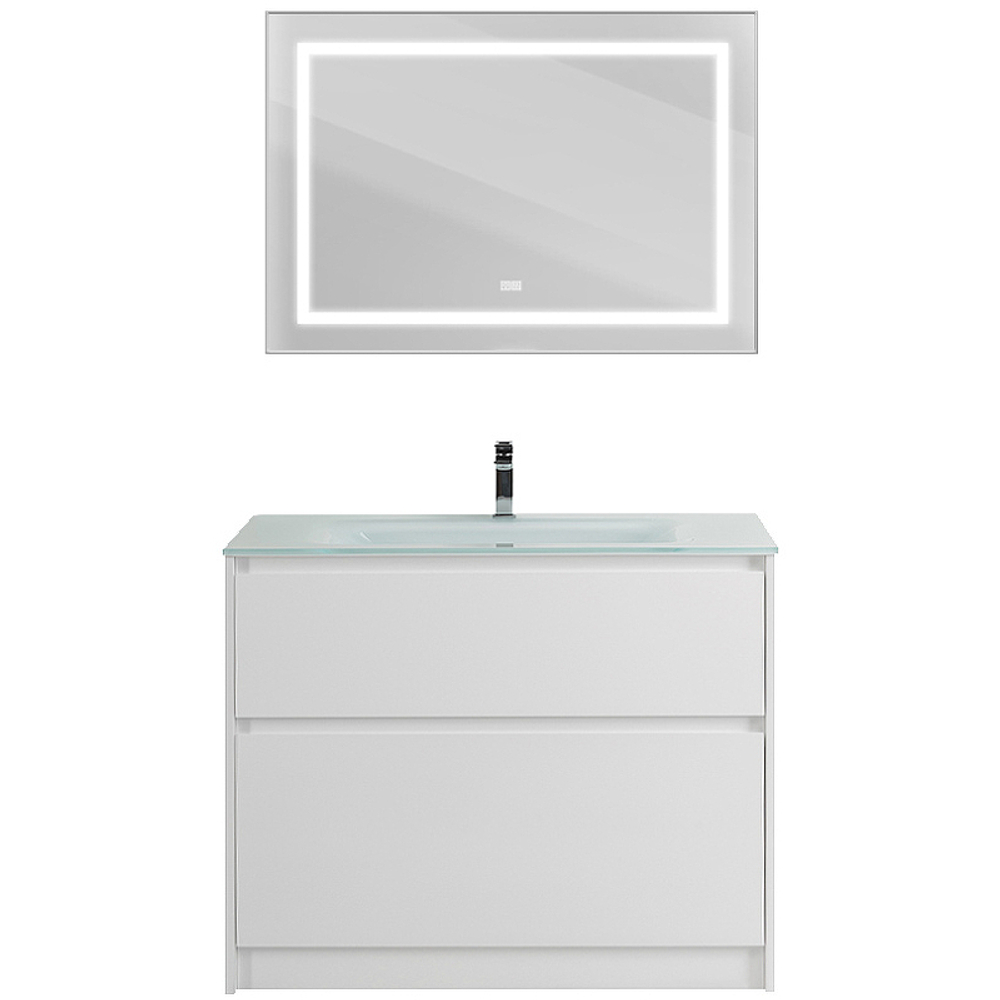Тумба под раковину BelBagno Kraft 100 KRAFT-1000-2C-PIA-BO Bianco Opaco
