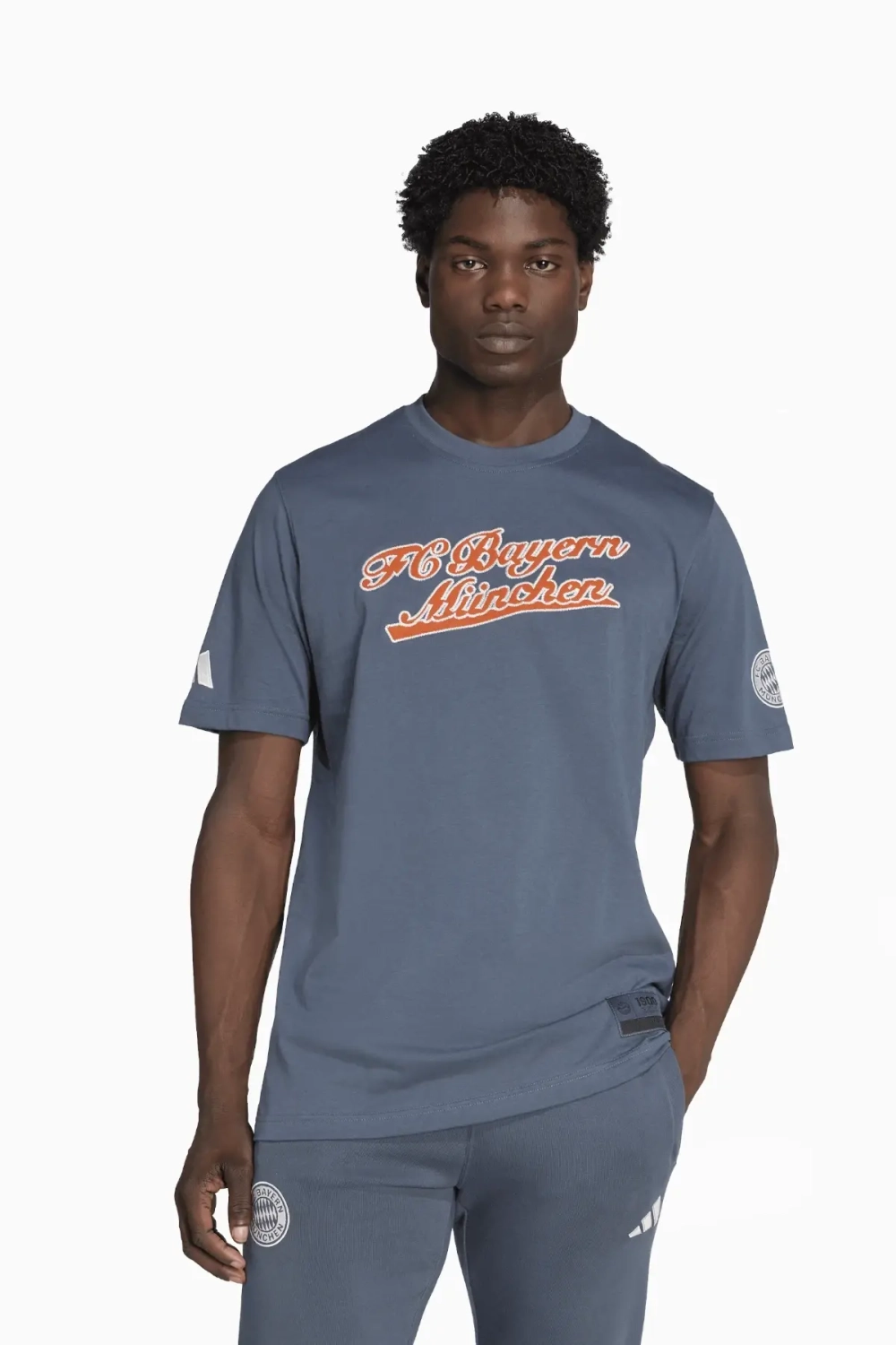 Футболка adidas FC Bayern 25/26 US Pack Tee - серый