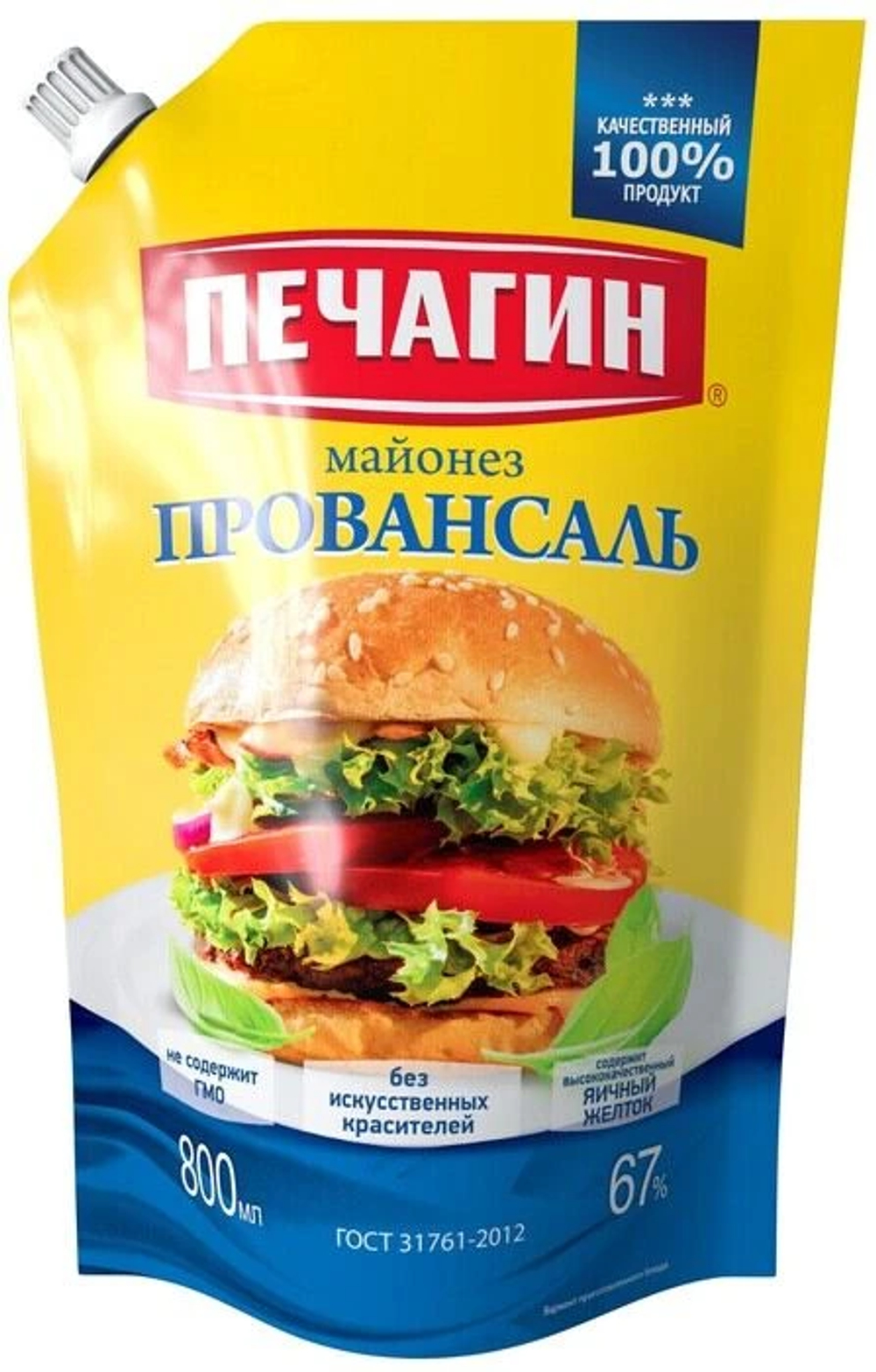 Майонез Печагин Провансаль 67% 800 мл