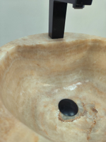 Раковина напольная из оникса Yellow ON-61358 (40*40*90)