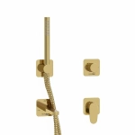 Смеситель для ванны WasserKRAFT Neckar SET2854 золото