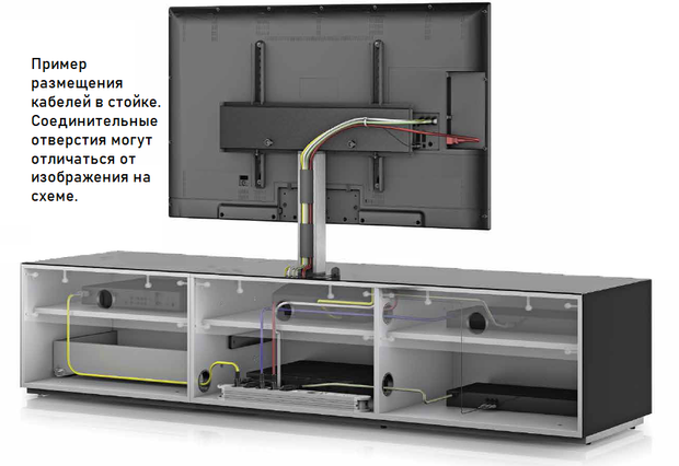 Тумба под ТВ Sonorous ST 161I WHT WHT BS