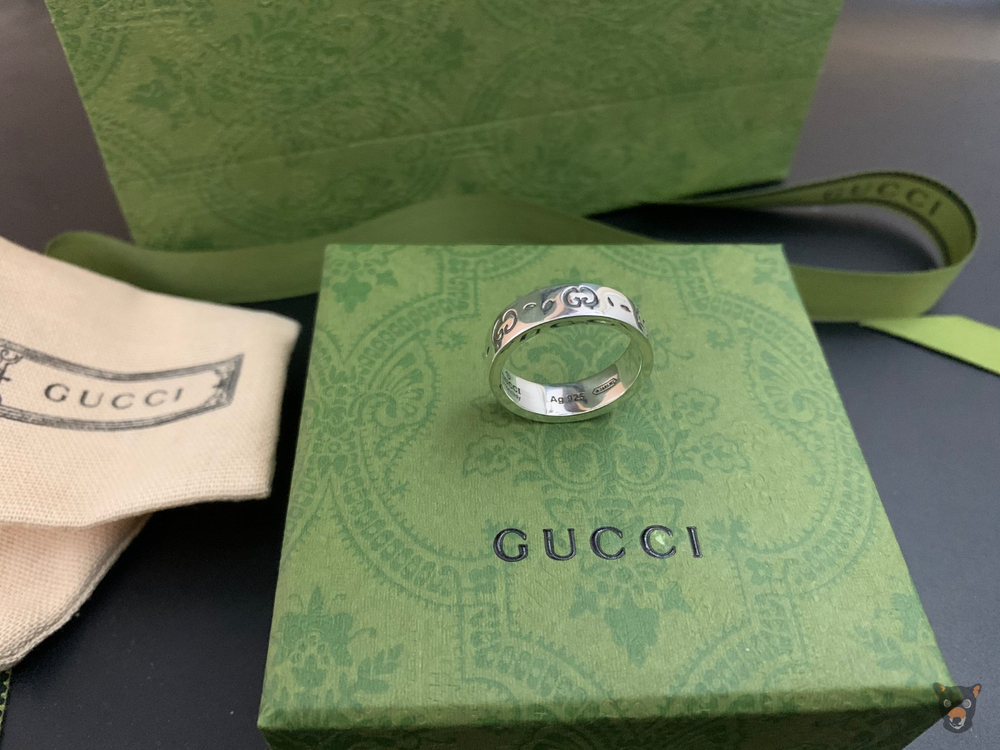 Кольцо Gucci широкое