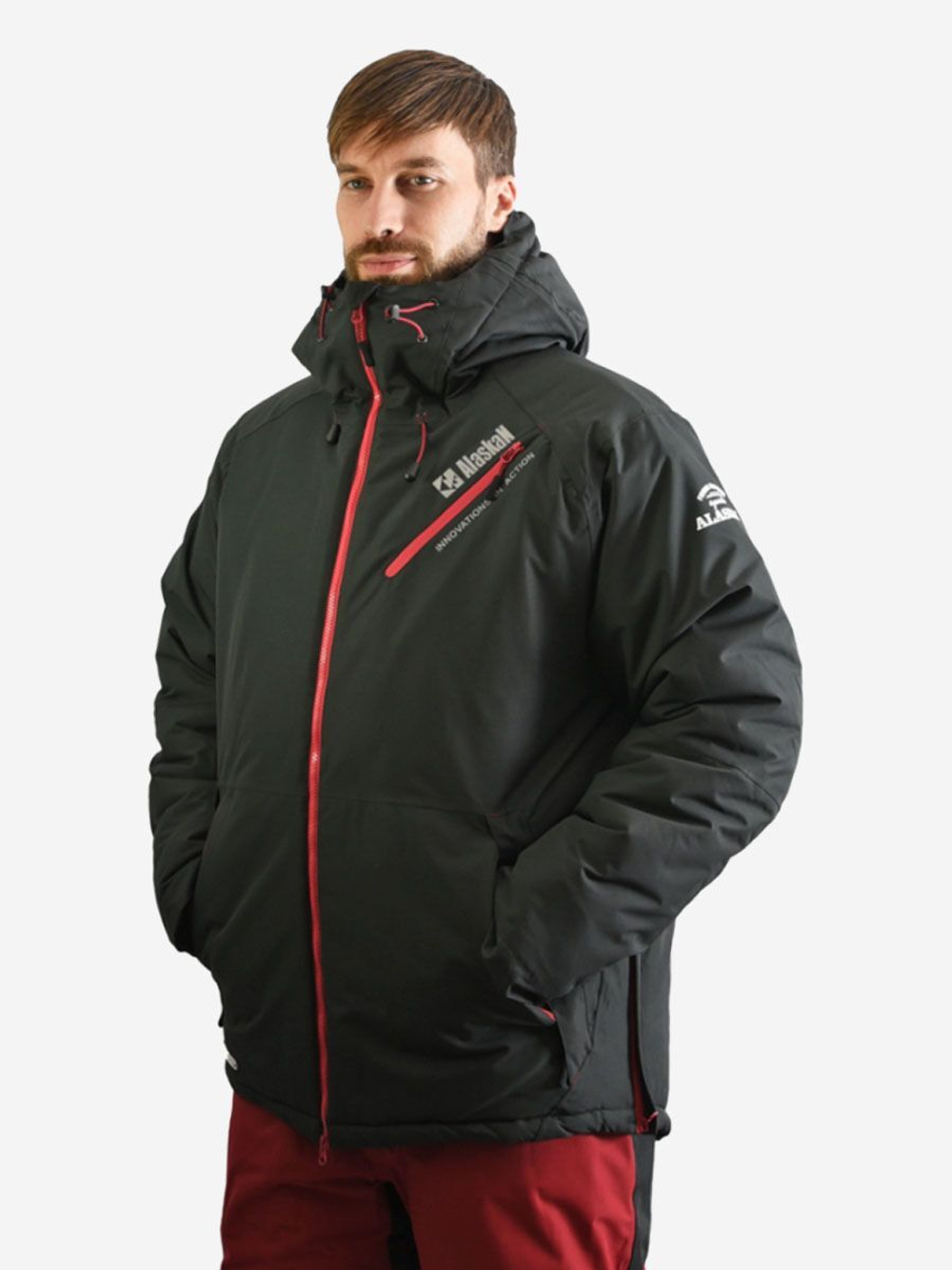 Куртка мужская зимняя APACHE темно-серая