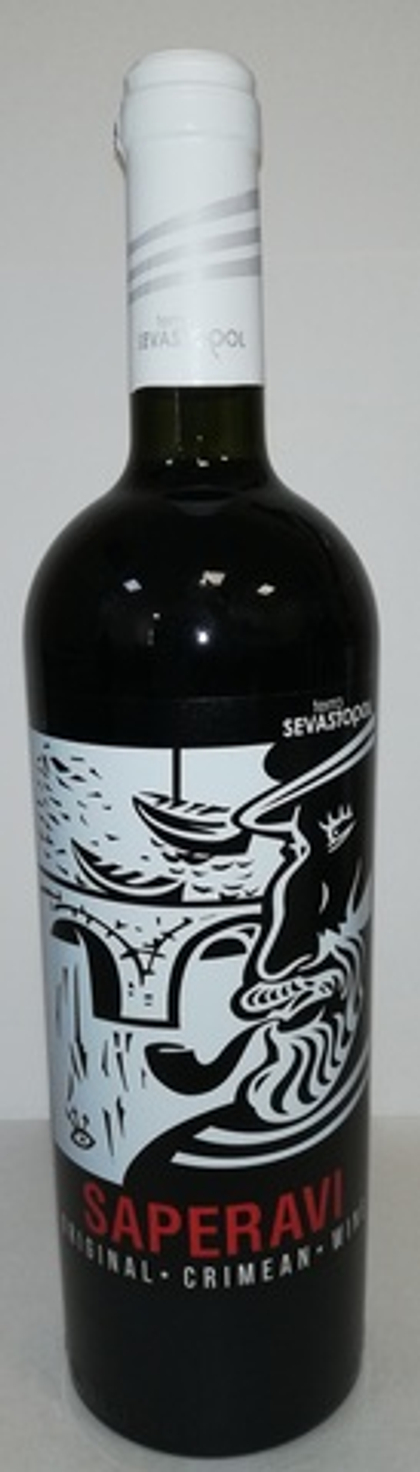 Вино столовое сухое красное "Саперави ТЕРРАСЕВАСТОПОЛЬ"