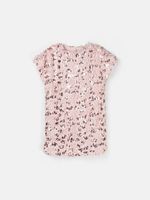 Платье с перьями "Пудра" 7+