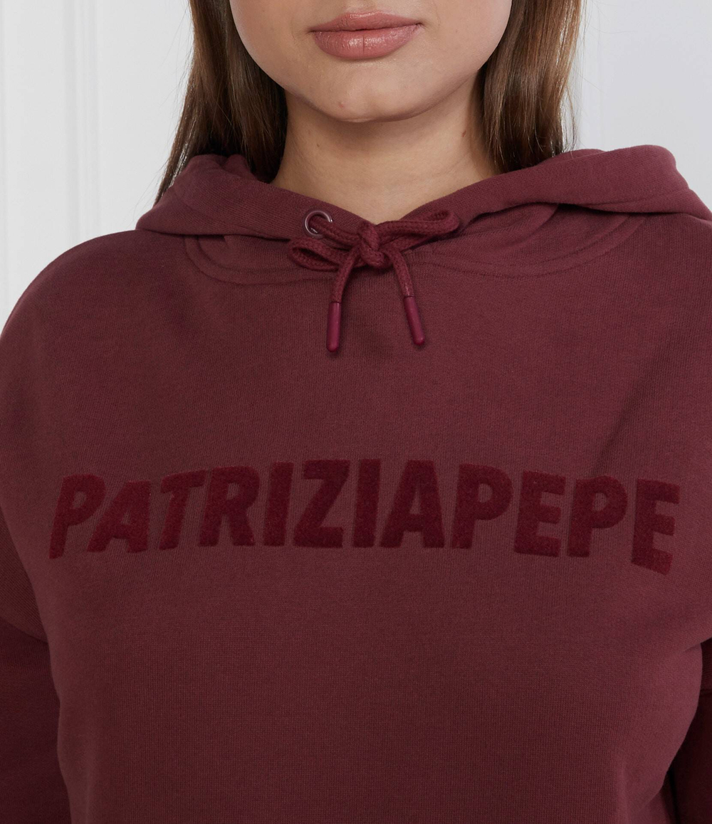 Худи Patrizia Pepe - бордовый(2M4343 J079)