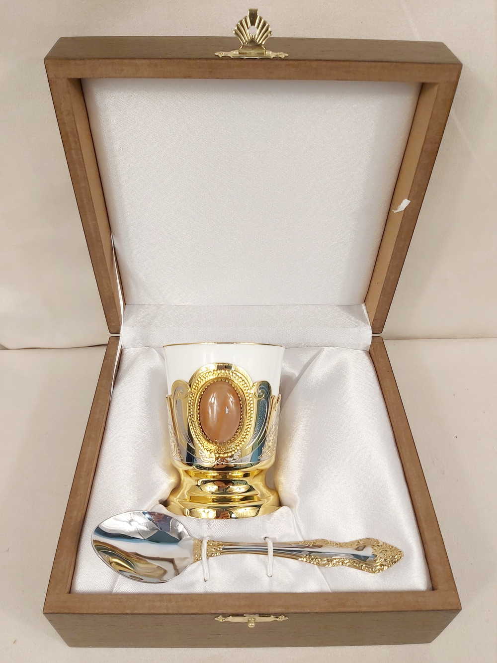 Кофейный набор с агатом "Важная персона" № 2