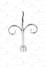 Наконечник АМ Лилия 16мм, серебро глянец