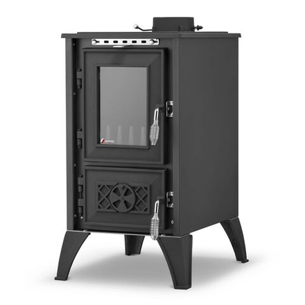 Дровяная кухонная печь Simge Soba 806 IGLO Black