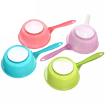 Сито пластиковое 12,5*6см «Радуга» в комплекте с насадкой