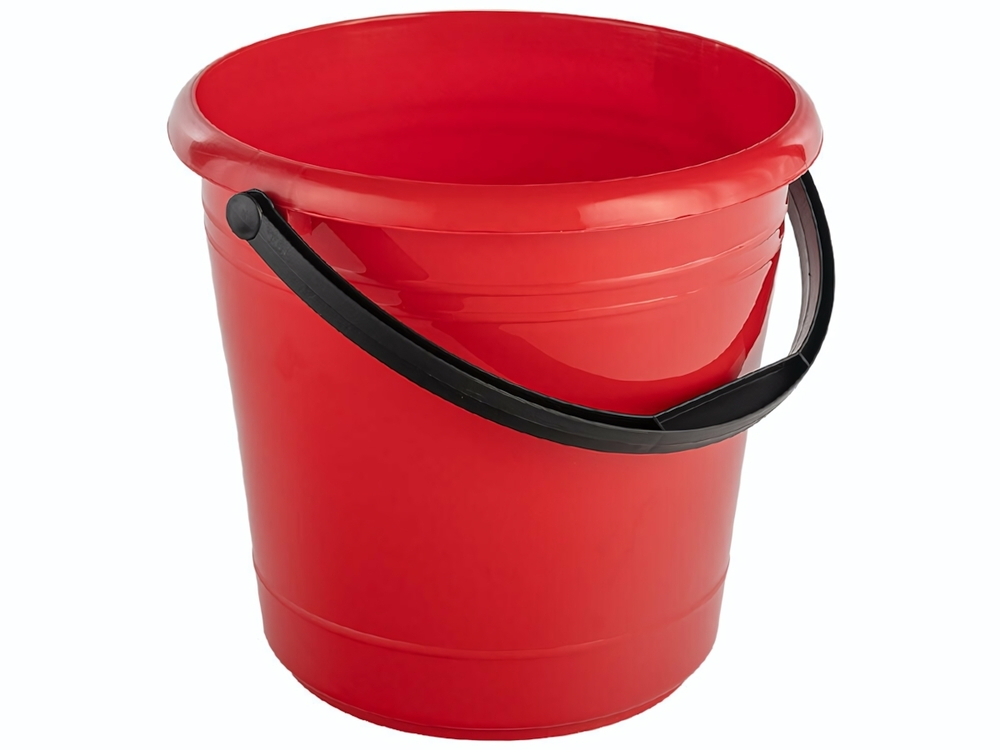 Ведро 15л пластиковое, цвет микс
