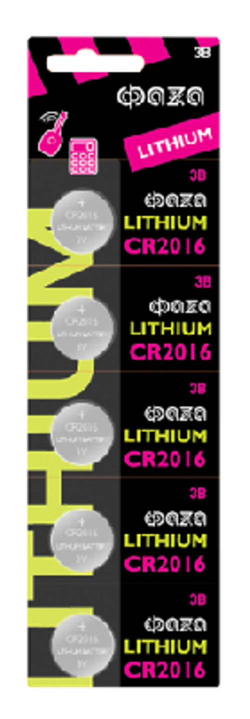 Элемент питания ФАZА CR 2016 BL5