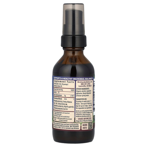 WishGarden Herbs, Candida Rescue, стабилизатор микробиома, 59 мл (2 жидк. унц.)