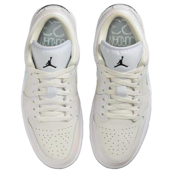 Jordan Air Jordan 1 Винтажные баскетбольные кроссовки с низким верхом, Белый-корейский Женский