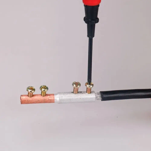 Гильза медно-алюминиевая на винтах ГАМ 16/10 В (GTL-16/10 SC) для соединения медного и алюминиевого провода