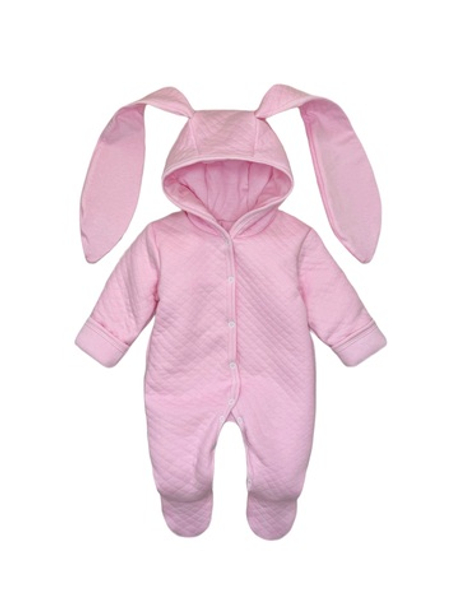 Комбинезон с ушками (розовый) (без утеплителя)